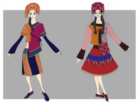 《月光搖籃曲》服裝設計之土家族少女服裝的藝術展現與文化內涵